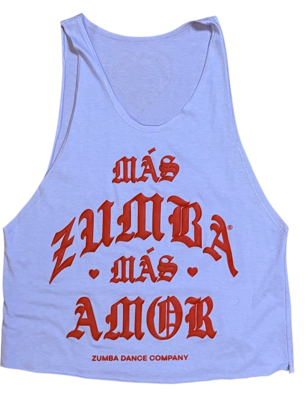 Zumba Fitness Purple Long Sleeve Tee Red 'Zumba Love' Graphic and Cut Tank XS - Picture 6 of 11